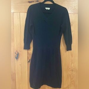 Royal Robbins sweater dress with rainbow flecks.